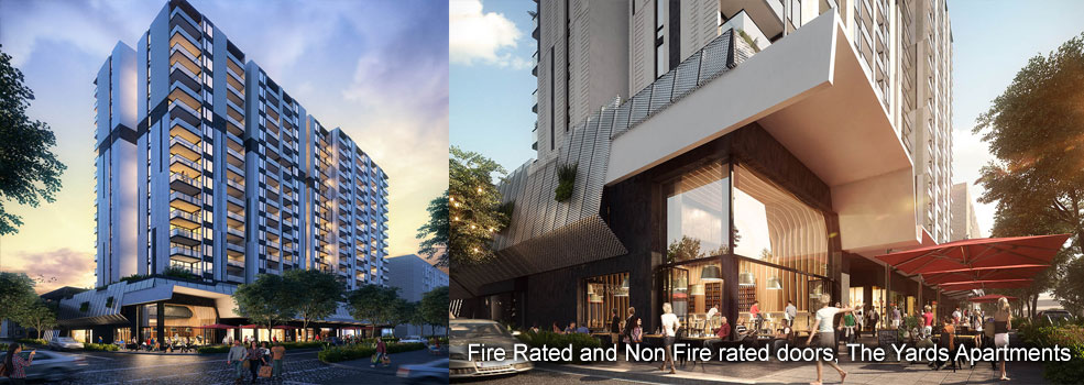 Fire Rated and Non Fire Rated supplied to The Yards Apartments, Brisbane